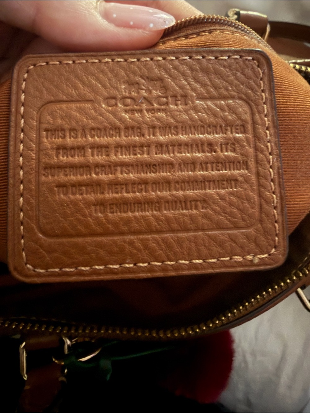 Coach Morgan Pebbled Leather Satchel in Saddle Brown - Picture 12 of 12